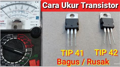 Cara Mengukur Transistor K7A65D