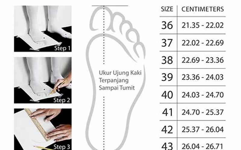 Cara Mengukur Ukuran Sandal