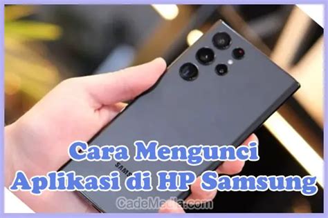 Cara Mengunci Aplikasi HP Samsung A02s