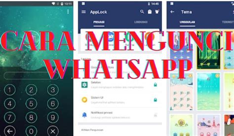 Cara Mengunci Whatsapp Di Hp Oppo