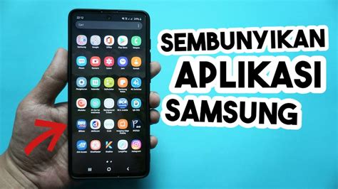 Cara Menyembunyikan Aplikasi di HP Samsung A71