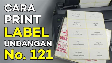 Cara Print Label Undangan 121