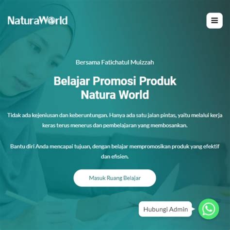 Cara Promosi Natura World Indonesia