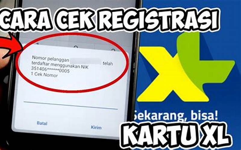 Cara Registrasi Kartu Xl Lewat Website