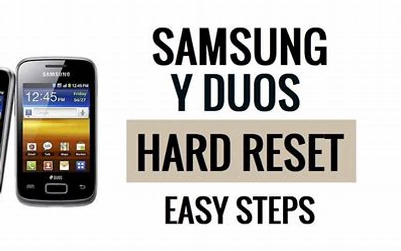 Cara Reset Samsung Duos