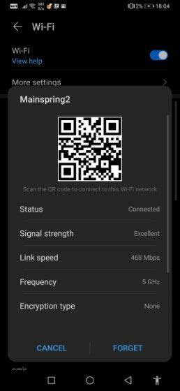 Cara Scan Barcode Wifi di Samsung