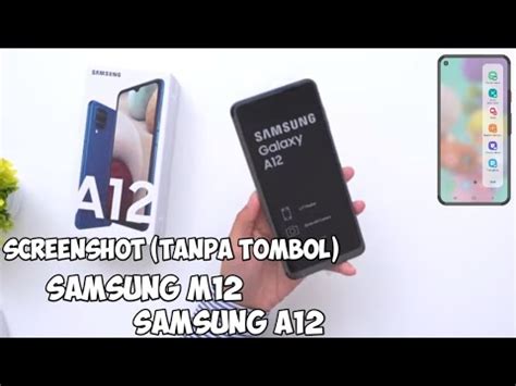 Cara Screenshot Samsung M12 Tanpa Tombol