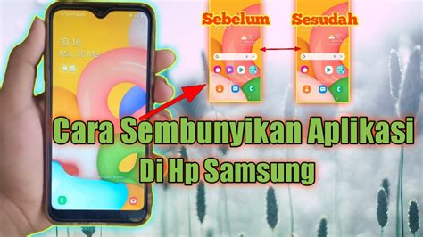 Cara Sembunyikan Aplikasi di HP Samsung A10