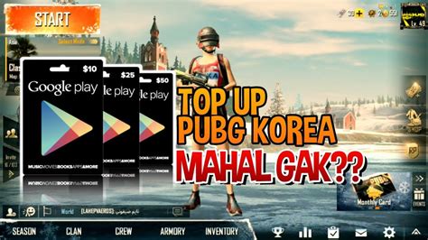 Cara Top Up Pubg Mobile Korea