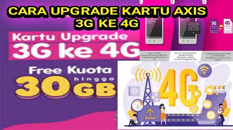 Cara Upgrade Axis 3G menjadi 4G dengan Mudah
