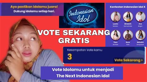 Cara Vote Indonesian Idol Melalui Facebook 