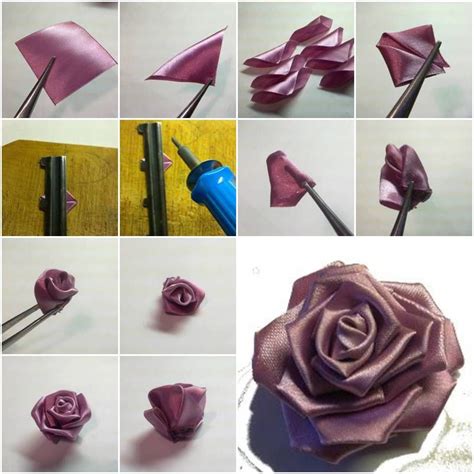 Cara membuat bunga dari kain sifon