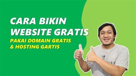 Cara membuat website dengan domain gratis