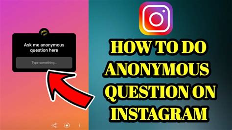 Cara Anonymous Question Instagram
