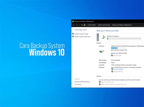 Cara Backup Data di Windows 10