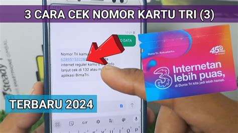 Cara Cek Nomor Kartu Tri