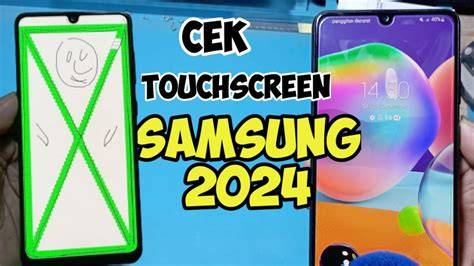 Cara Cek Touchscreen Samsung