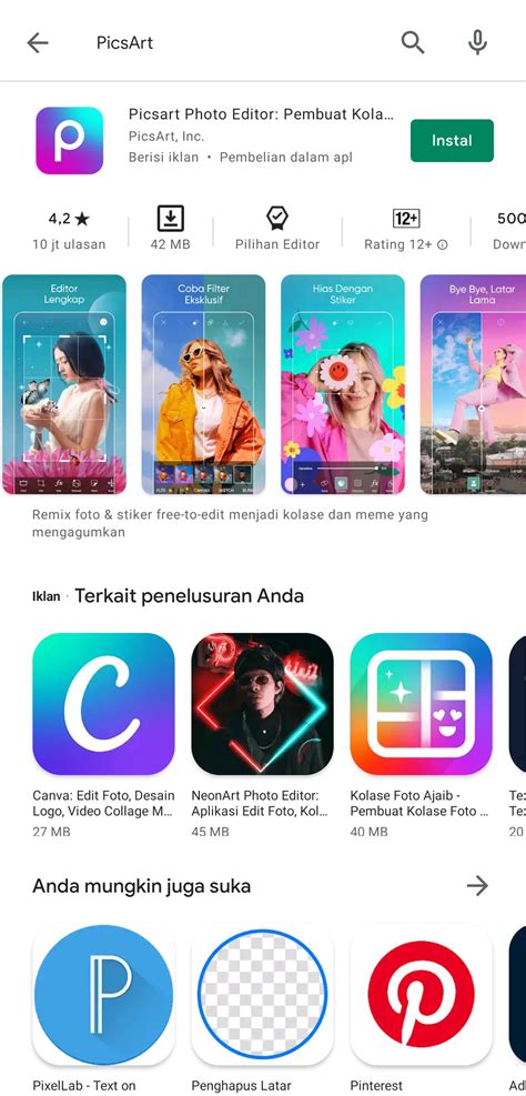 Cara Download PicsArt Gratis