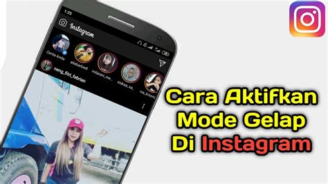 Cara Instagram Mode Gelap