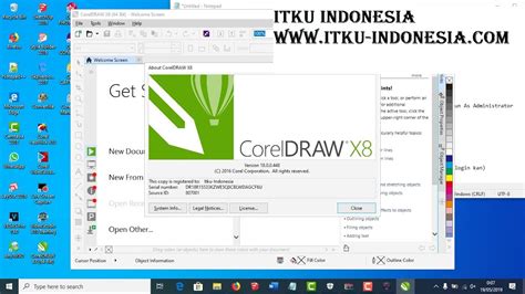 Cara Instal Corel X8
