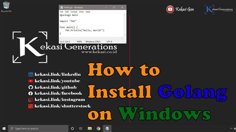 Cara Install Golang di Windows