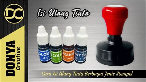 Cara Isi Ulang Stempel