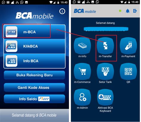 Cara Masuk ke M Banking BCA