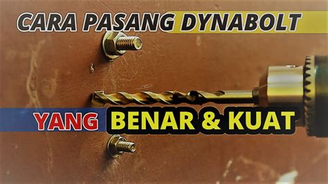 Cara Memasang Dynabolt