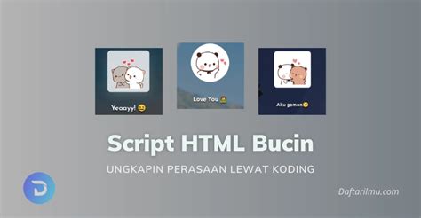 Cara Membagikan Script Bucin