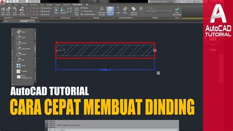 10 Cara Mudah Membuat Dinding di Autocad untuk Pemula