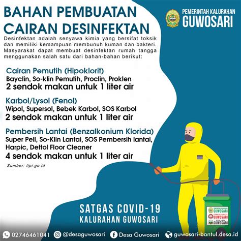 Cara Mudah Membuat Disinfektan Dari Wipol dan Soklin Lantai