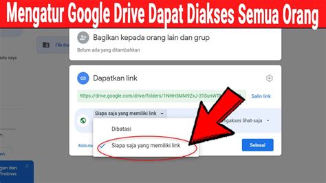 Cara Membuat Google Drive yang Dapat Diakses oleh Semua Orang