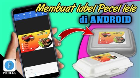 Cara Mudah Membuat Label Makanan di Handphone