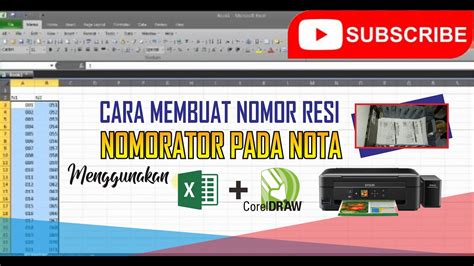 Cara Membuat Numerator Di Excel