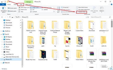 Cara Menampilkan Folder Tersembunyi di Windows 10