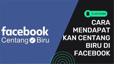Cara Mendapatkan Centang Biru di Facebook in Indonesia