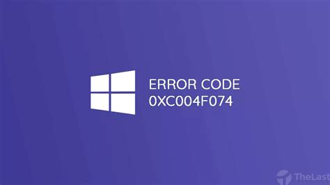 Cara Mengatasi Error Code 0xC004F074 pada Windows 10 Pro