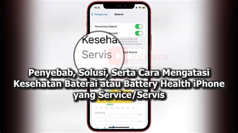 Cara Mengatasi Kesehatan Baterai Iphone Service