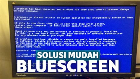Cara Mengatasi Laptop Blue Screen Windows 7