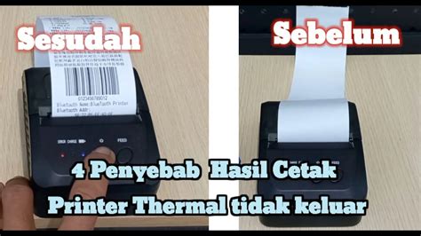 Cara Mengatasi Printer Thermal Tidak Keluar Tulisan