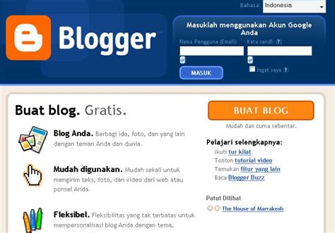Cara Mengatur Konten di Blog cara membuat blogger di laptop