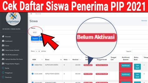 Cara Mengecek Penerima Pip