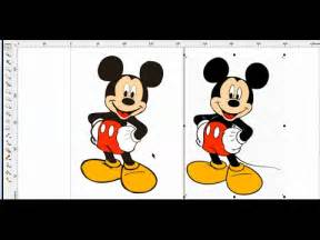 Cara Menggambar Mickey Mouse Di Coreldraw