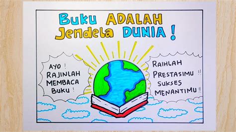 Cara Menggambar Poster Pendidikan