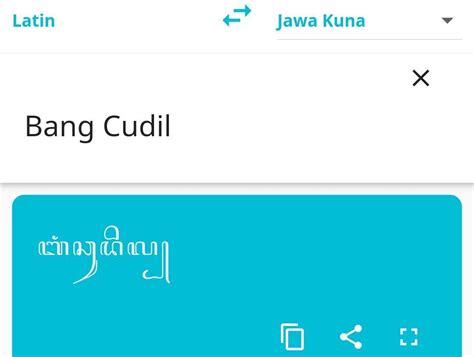Cara Menggunakan Aplikasi Translate Aksara Jawa ke Latin