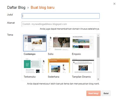 Cara Menggunakan Fitur-Fitur di Blogger cara membuat blog menggunakan blogger