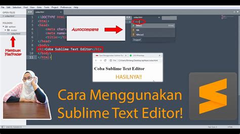 Cara Menggunakan Sublime Text
