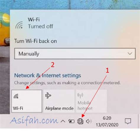 Cara Menghubungkan WiFi di Laptop Windows 7