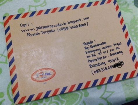 Cara Mengirim Surat Lewat Pos