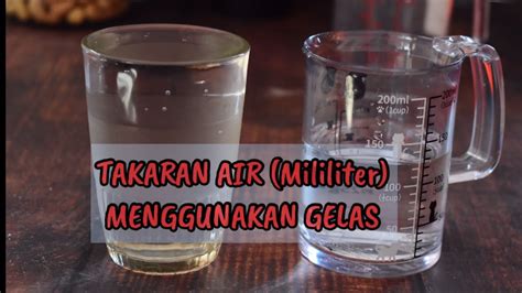 Cara Mengukur 65 ml Air dalam Gelas dengan Tepat